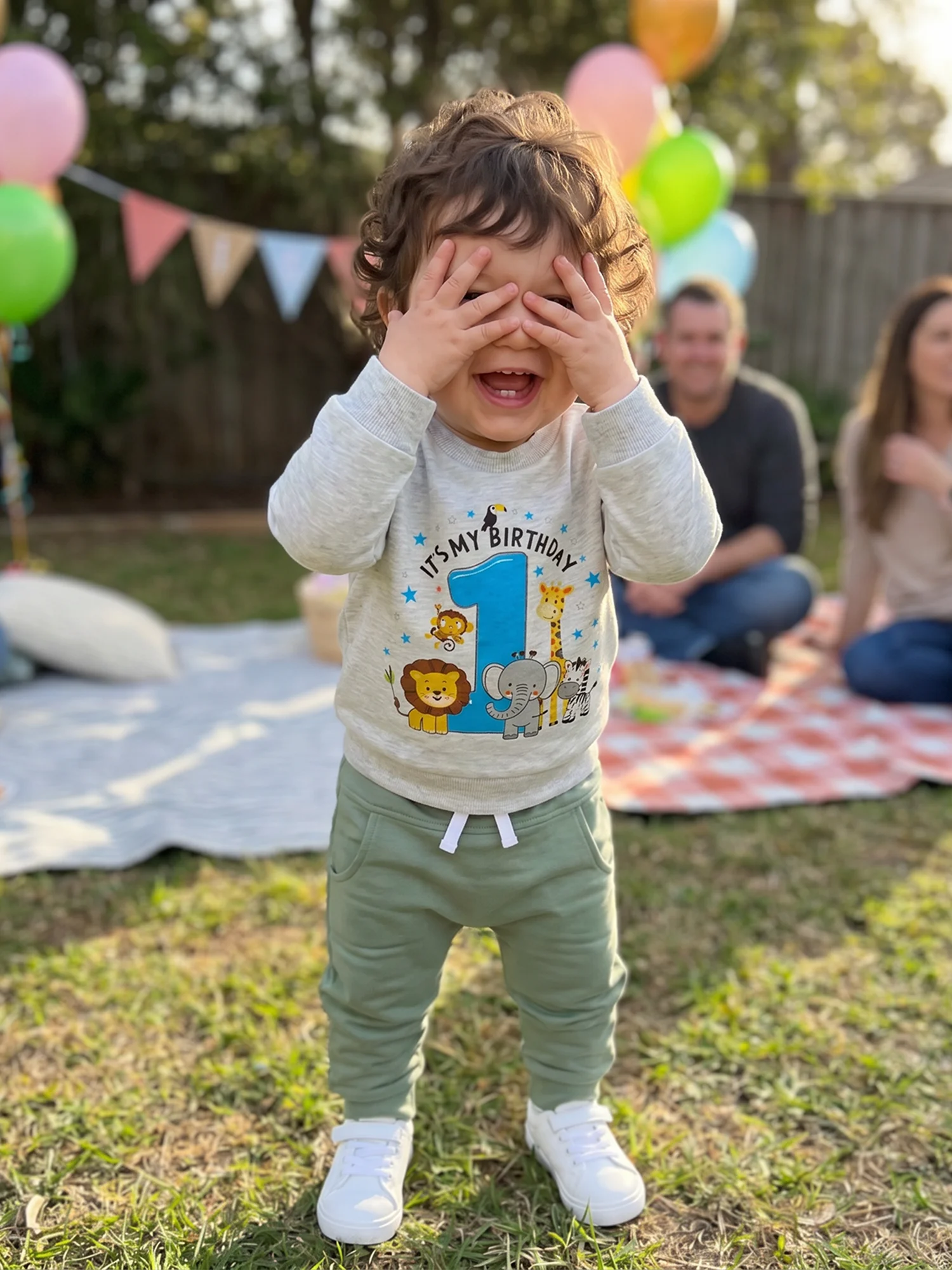 Neck Birthday Baby Boy First Outfit Birthday Outfit Crew First Birthday Outfit Pants-2 Pcs Outfit Crew Neck Professional