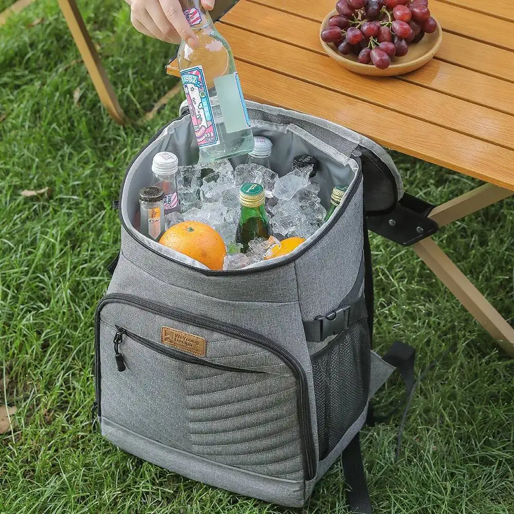 

Лидер продаж, изолированный герметичный рюкзак-холодильник большой емкости, кемпинг, пикник, 2025 г., хит продаж, стеганый рюкзак