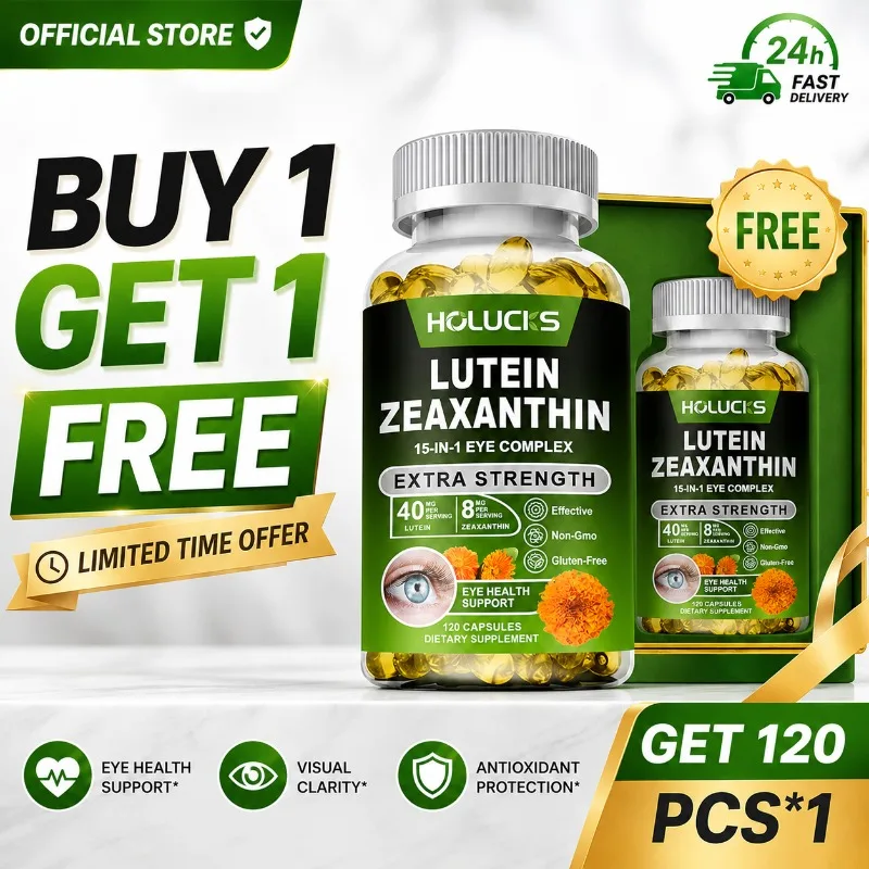 

BOGO Free Lutein Eye Care Capsules, with Zeaxanthin & Vitamins, Support Vision Clarity & Relieve Eye Fatigue & Immune Care