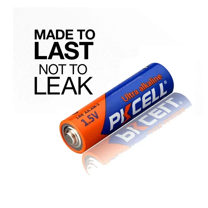 1.5V AA LR6 AM3 Alkaline Batteries 72Pcs PKCELL Primary Battery For Toy Flashlight Watch MP3