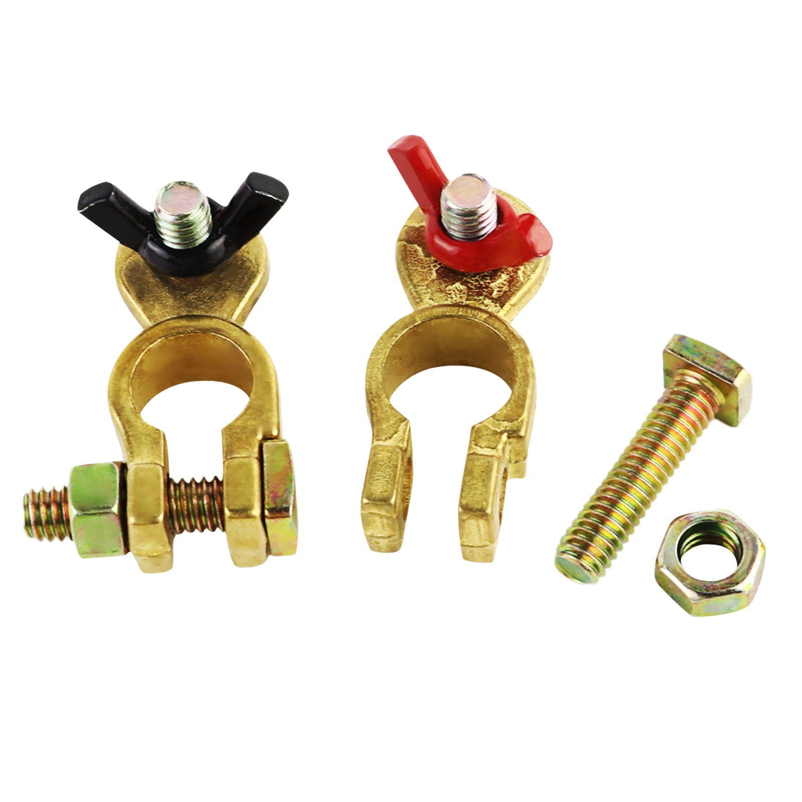 بطارية السيارة محطة المشابك مو - مراجعة Battery Terminal Clamps Quick Release Brass وسعره