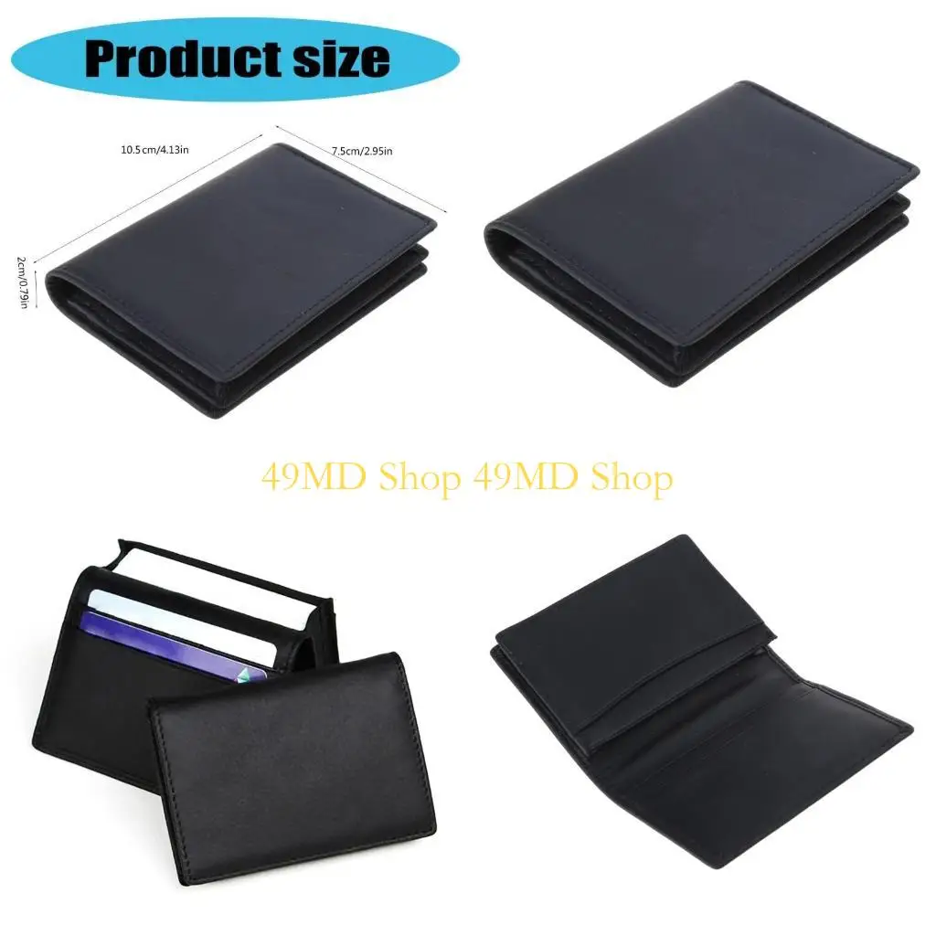 49MD Men Black Leat…