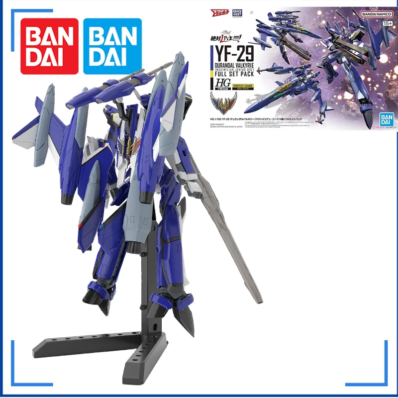 In Stock BANDAI HG 1/100 YF-29 DURANDAL VALKYRIE FULL Complete Set ACTION FIGURE GIFTS COLLECTIBLE ORNAMENTS KIDS