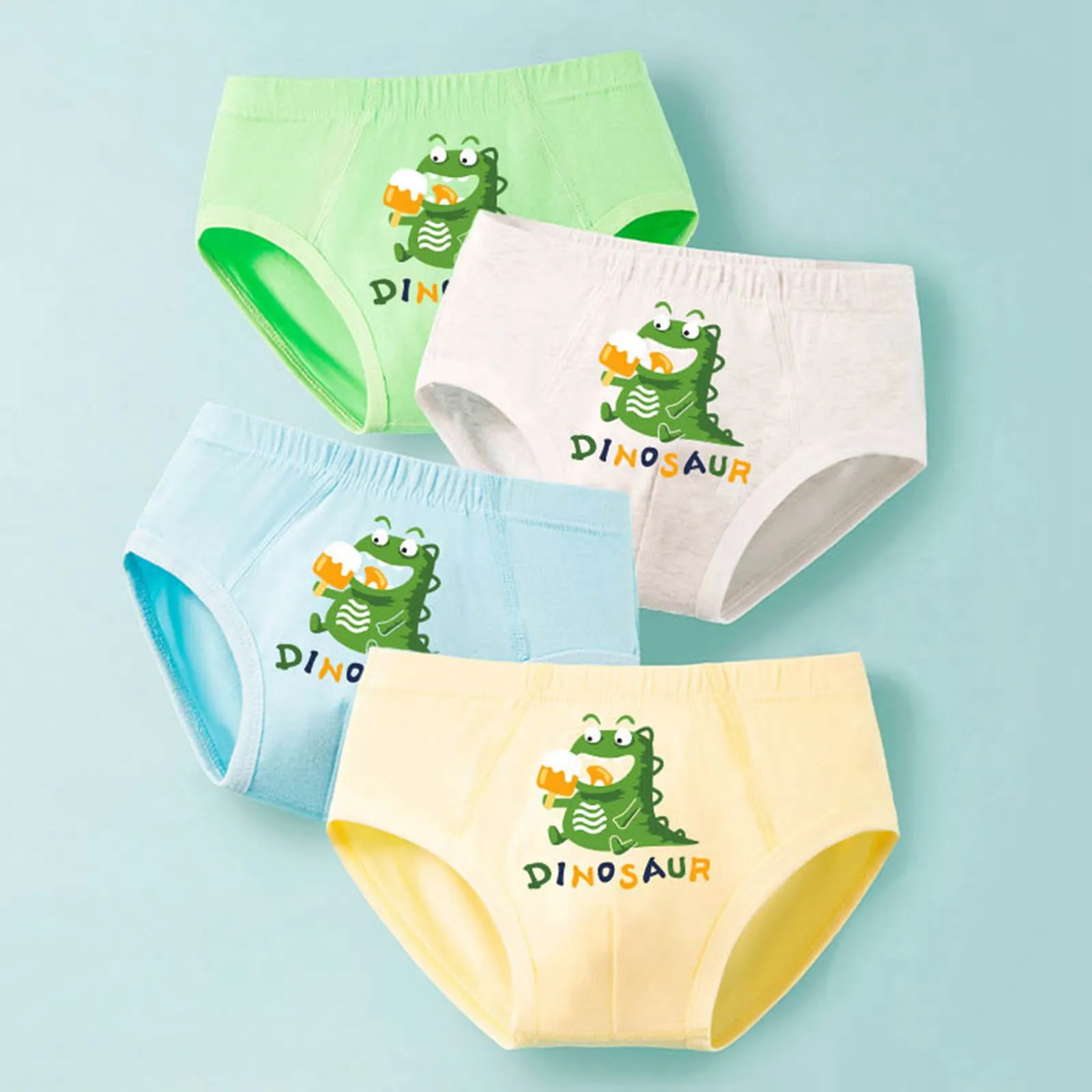 

4pcs/box Boys Cotton Triangle Briefs Cartoon Racing Print Kids Underwear Baby Boy Shorts Breathable Triangle Boys Underpants