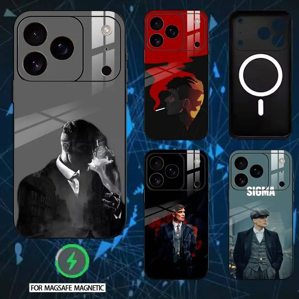 

Cillian Murphy Peaky Blinders Tomas Phone Case For iPhone 17,16,15,14,13,12,Plus,Pro,Max For Magnetic Wireless Charge