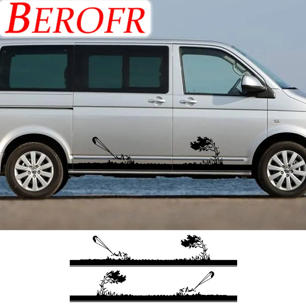 Car Stickers For Volkswagen VW Caravelle Multivan California Transporter Bus T3 T4 T5 T6 Accessories Camper Van Vinyl Decals