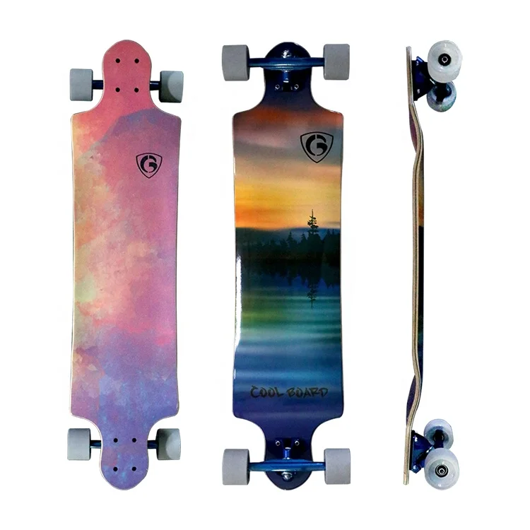 Noordoost-Esdoorn Compleet Skateboard Longboard Skate Board Trick Board Voor Tieners