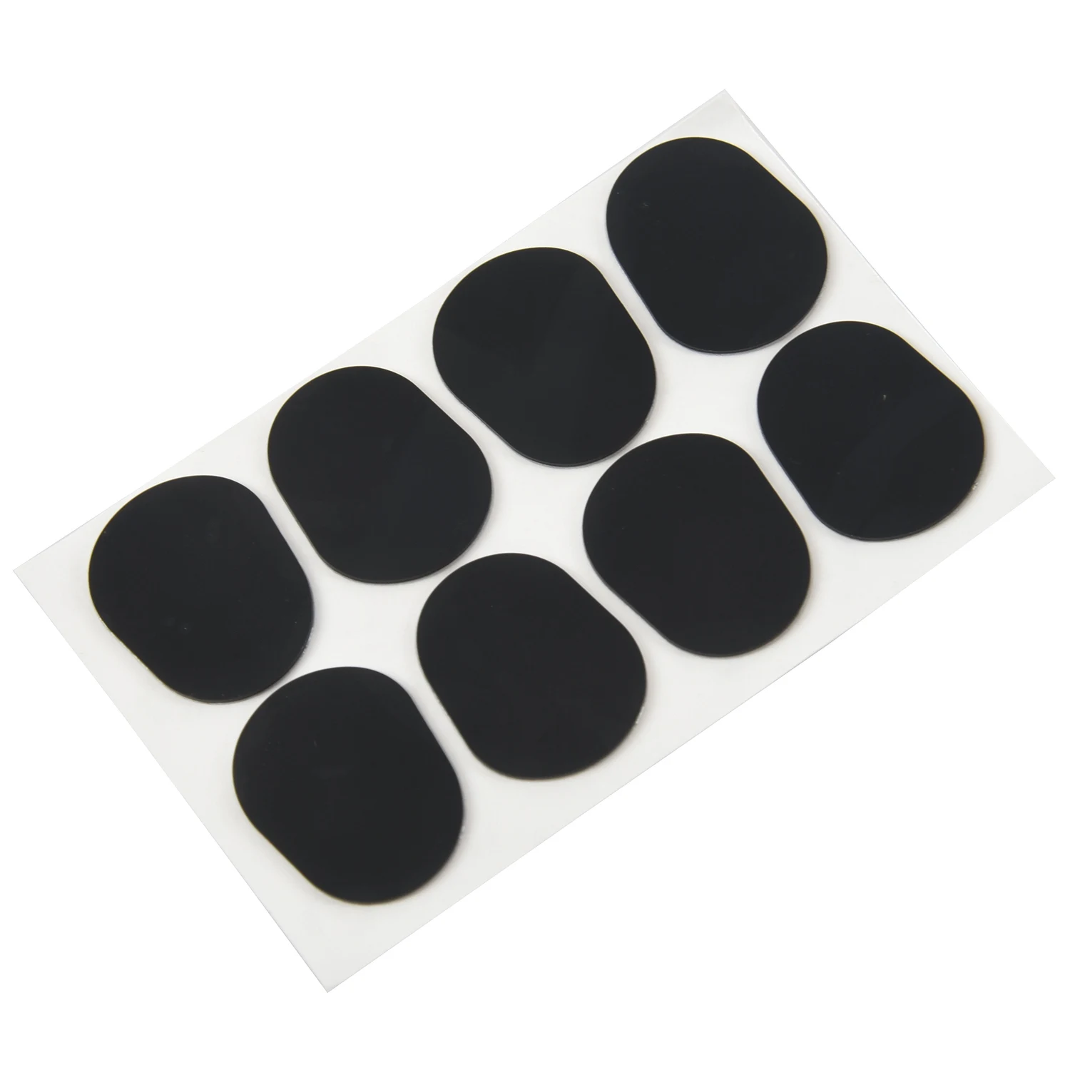 8pcs Alto/Tenor Saxophone Sax Mouthpiece Patches Pads Cushions Black---0.8mm