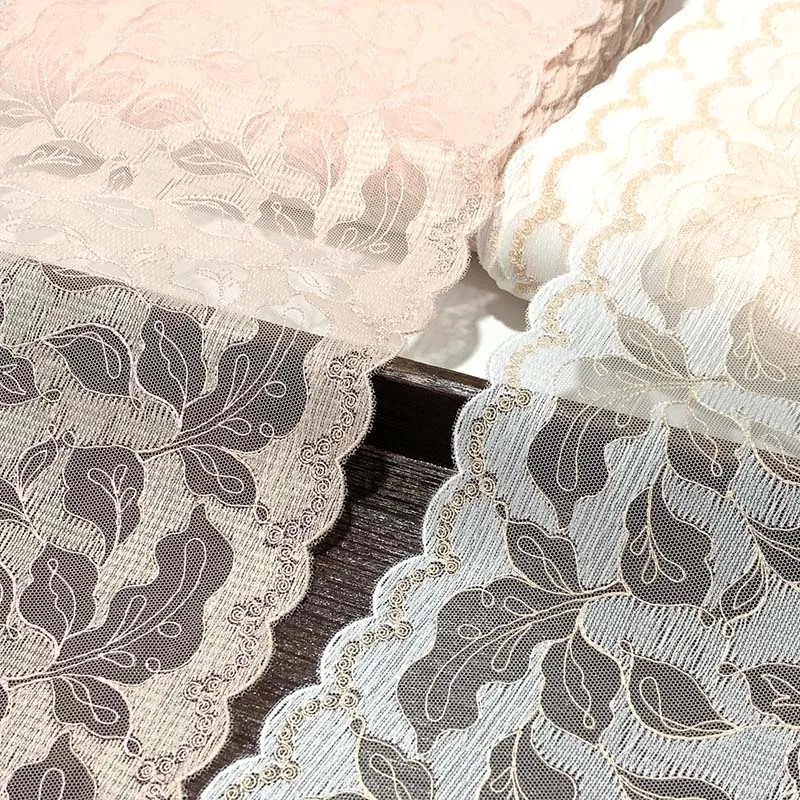 

15Yards Embroidery Tulle Lace Trim DIY Lingerie Sewing Fabrics Mesh Lace Fabrics Dress Needle Works 2025