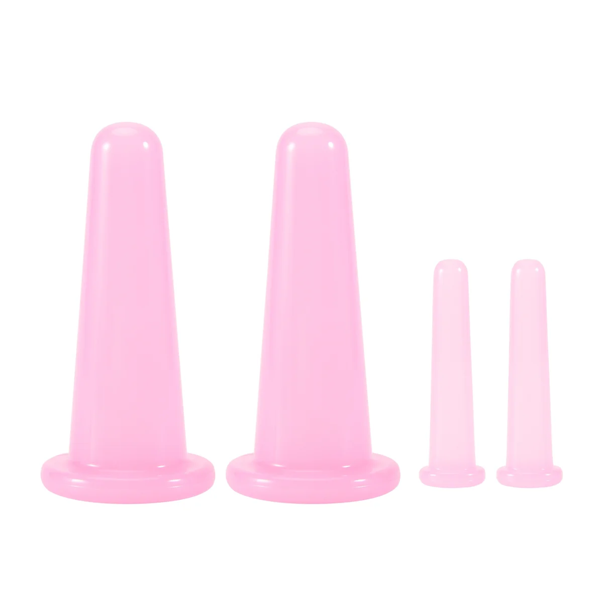 

Natural Silicone Facial Cupping Vacuum Face Push Oil Shujing Suction Face Artifact Pink