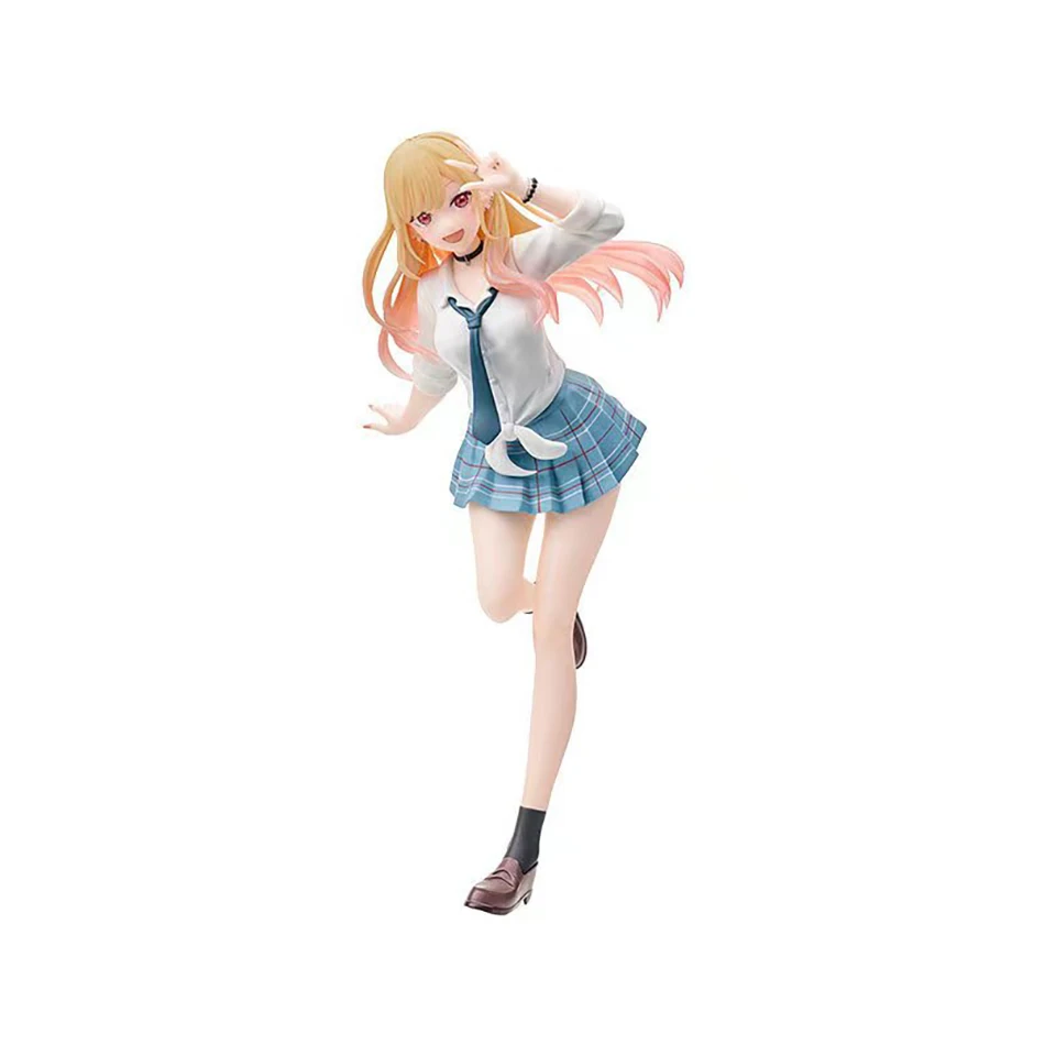 Anime My Dress Up Darling Kitagawa Marin PVC Collection Figure School Uniform Liz Devil Style Desktop Ornaments Model Toys