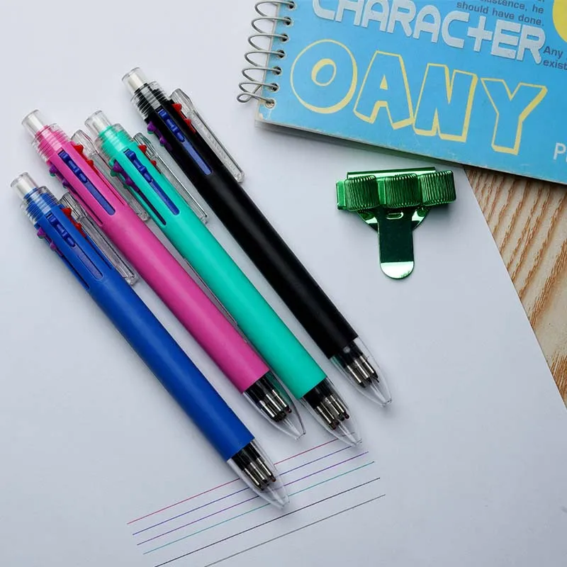 3 loops spring pen clip metallic  Notebook Pen Clips Penholder For nurse doctor  Diary Metal Pen Holder Stationery Dropshipping