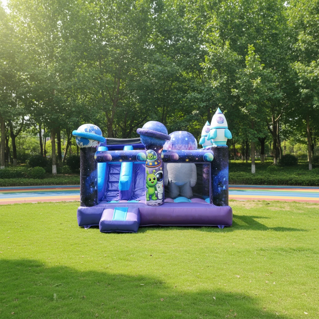 Kids Outdoor House - 4m*5m Şatosu, PVC Şişme Ev, Yüksek