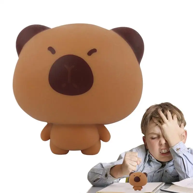 Capybara Sıkma Oyuncak Anti Stres Capybara Oyuncak Sevimli Karikatür Capybara Sıkma Oyuncak Yavaş Ribaund Sıkıştırma Oyuncaklar Stres Serbest Bırakma