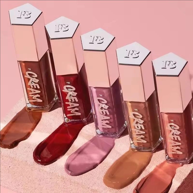 ลิปกลอส Fenty Beauty รุ่นขายดีช่วงคริสต์มาส 15 สี ไฮกลอส ประกายเพชร ฉ่ำวาว เซ็กซี่ บำรุงริมฝีปาก สำหรับผู้หญิง