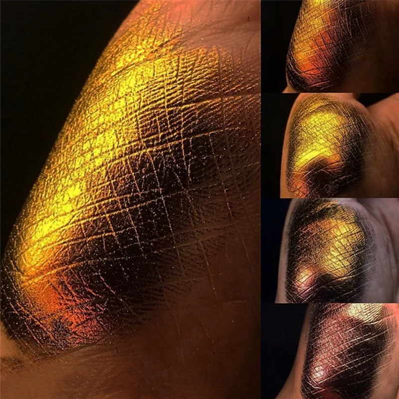 A47F-2 個光学アイシャドウ高着色多色メタリックアイシャドウパレットアイグリッターメイクアップ化粧品