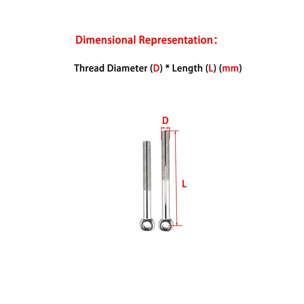 

304 Stainless Steel Perforated Fish Eye Joint Bolt/Perforated Lifting Ring Bolt M5-M12