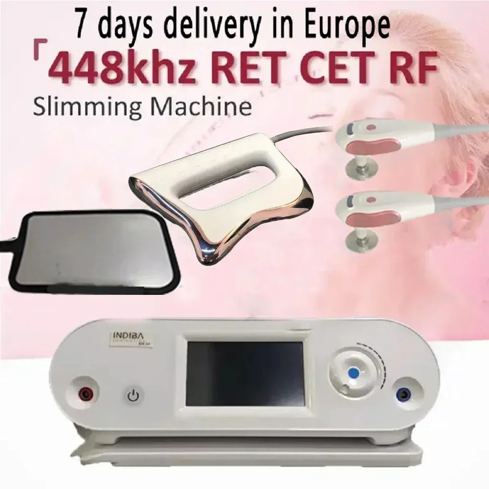 INDIBA Care Spa & 448khz Tecar Machine Weight Loss Body Slimming machine Tecartherapy Penetrates 12CM Under the Skin Deep Health