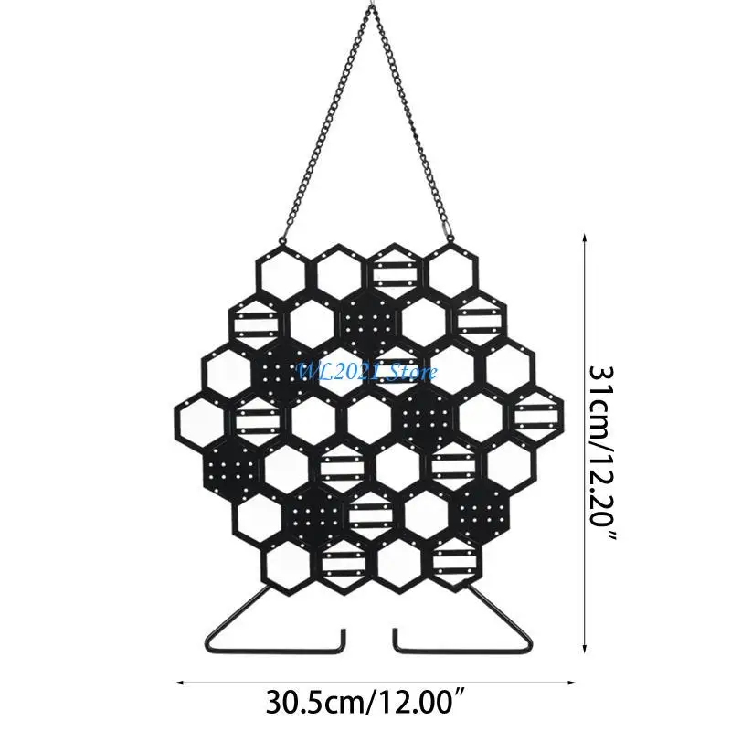 G5GC Подвесная стойка для хранения зажимов для ушей, стеллаж для хранения ювелирных изделий, подвесные серьги-гвоздики и стеллаж
