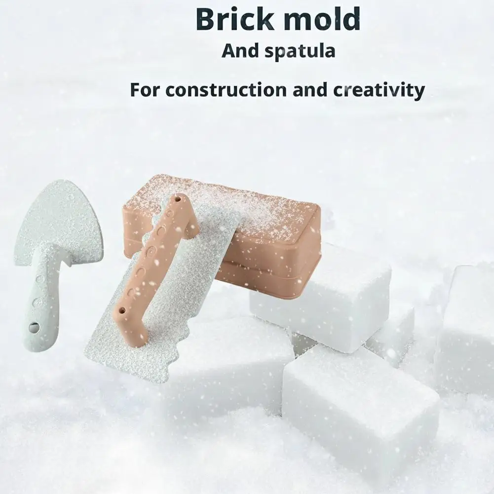 Snow On Beach Sand Shovel Toys Snow Toys Set Craftsman Toys Parent-child Interactive Toys Beach Toys Halloween Christmas Gift