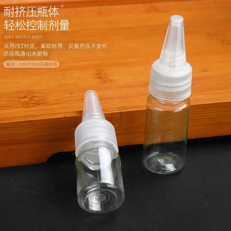 

Model coloring tool, paint pigment, transparent bottle TOO-106