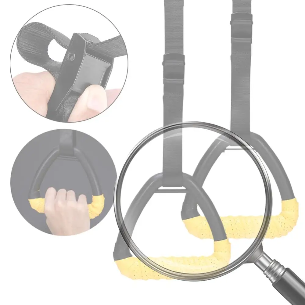 

Gymnastic Rings with Adjustable Straps Pull Up Exercise Rings Pull Up Handles for Chlidren Adult Home Workouts Strength Training