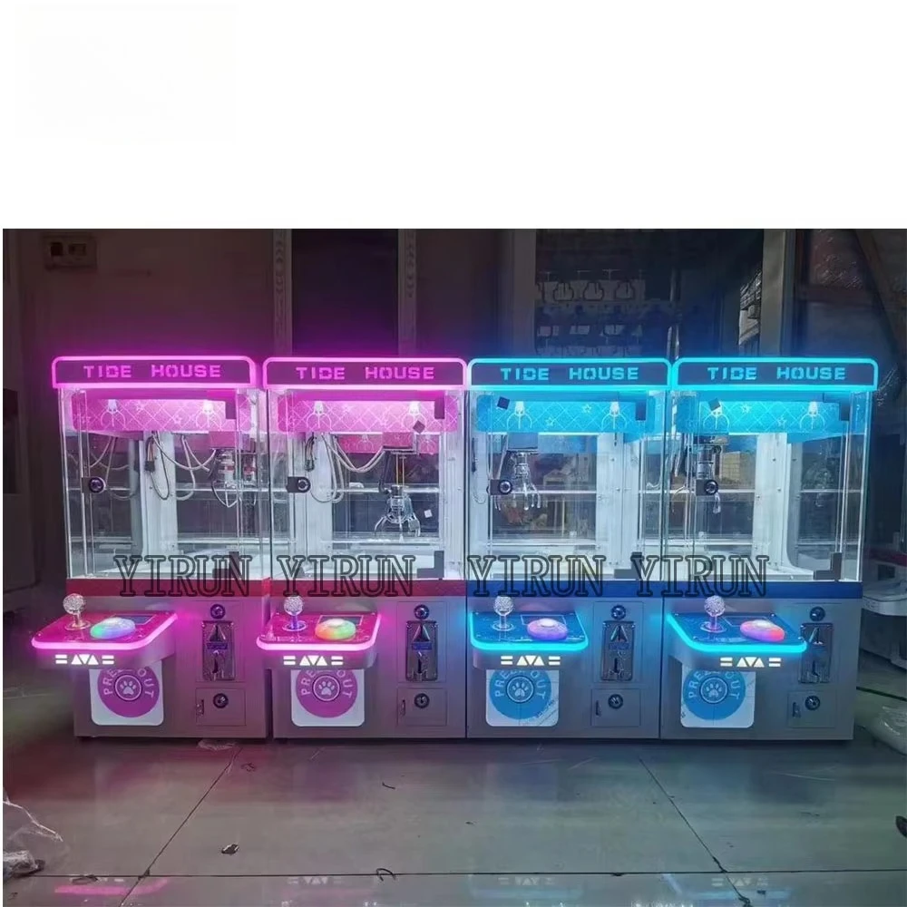 

Оптовая продажа с фабрики, аркадная машина с когтями крана, мини-плюшевая игрушка, детская цифровая печать с монетоприемником, дешевые конфеты, подарок, кран, развлечения