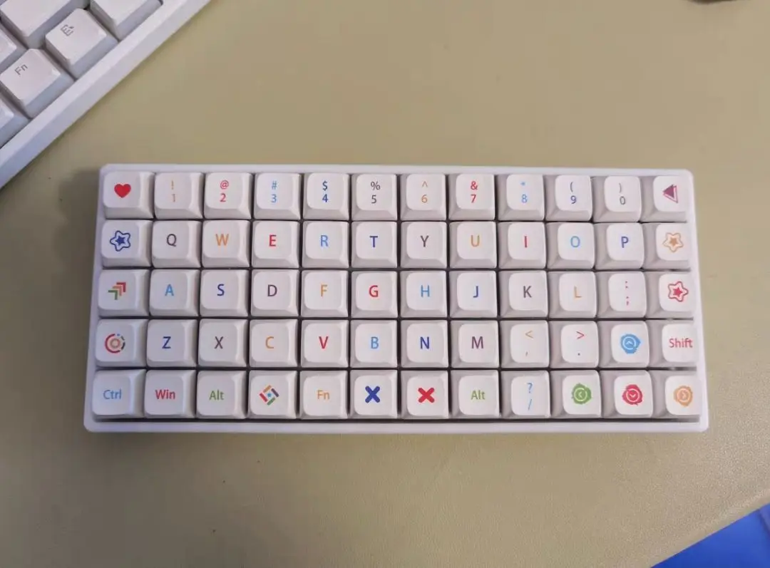 Planck50 Mini Wireless Keyboard Kit Tri-mode Customized Via RGB Hot Swap Gaming Mechanical Keyboard Analogue Mouse PC Gamer