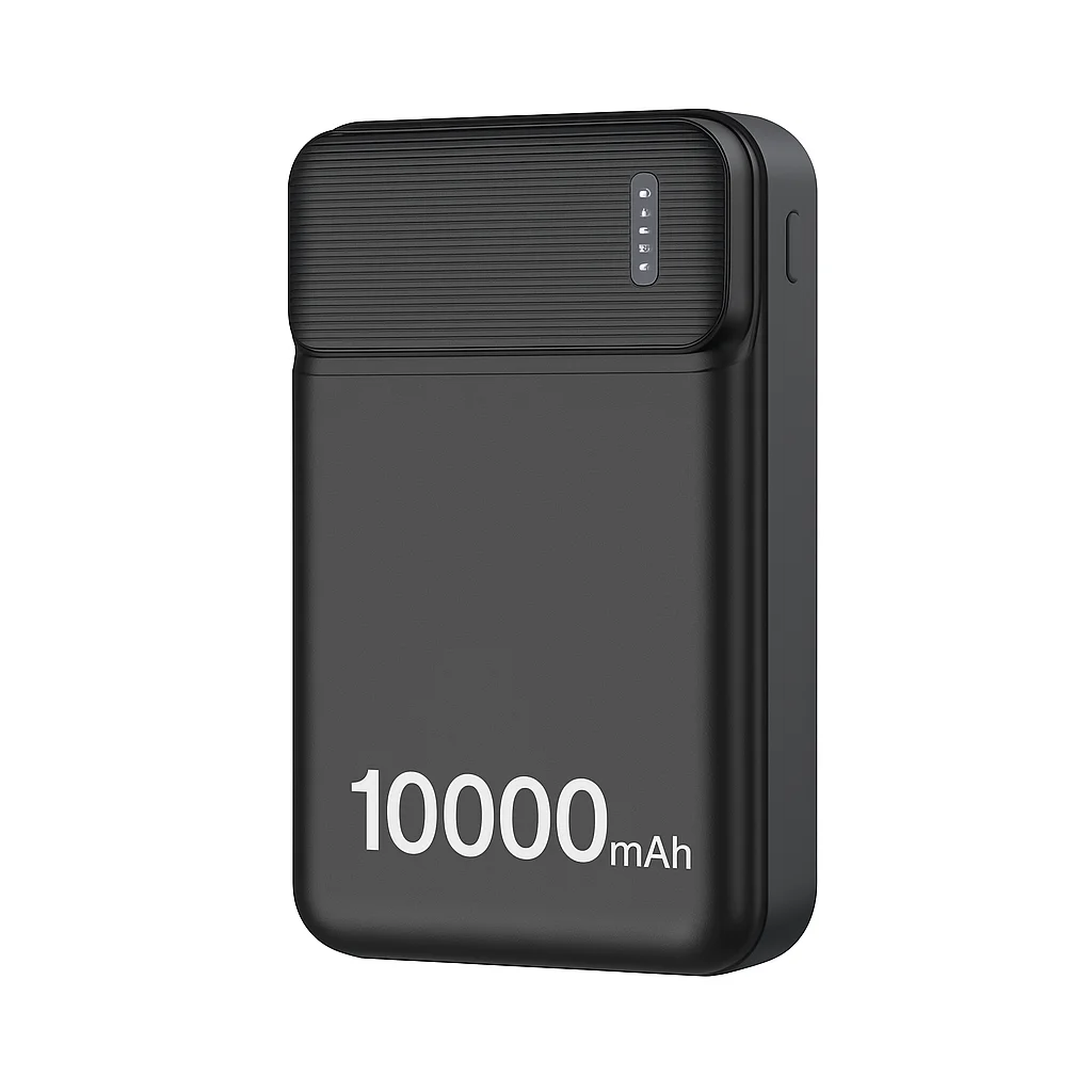 YASSINE MOBILESTOP - Power Bank 10 000 mAh con carga rápida 2.1A, salida USB-C y Micro USB, protección inteligente contra sobrecarga y cortocircuito, ideal para viajes y uso diario