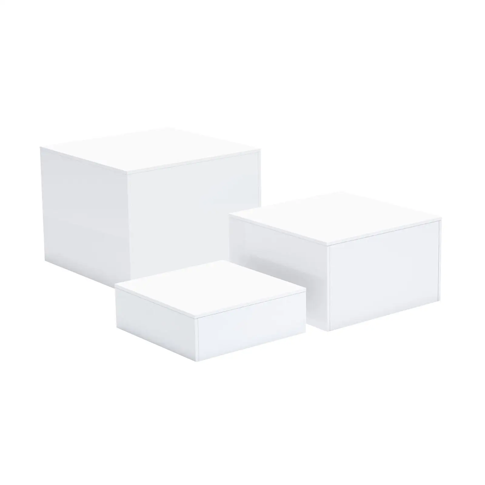 3x Buffet Risers Dessert Table Display Set for Cosmetics Cupcake Brunch