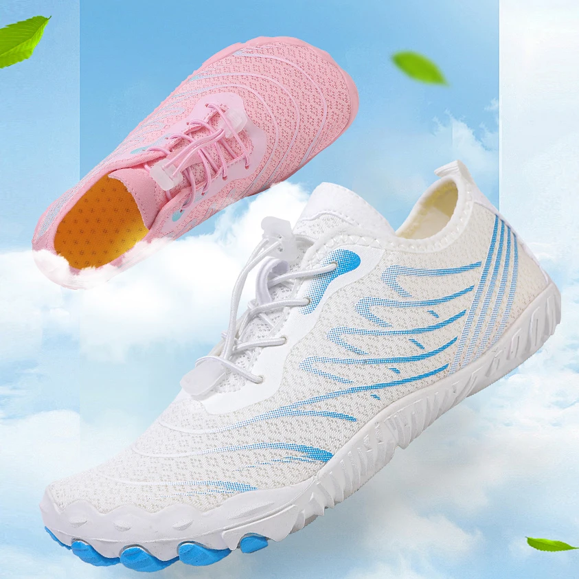 Summer mesh surface breathable wading shoes men's and women's quick dry water shoes beach light water sports shoes