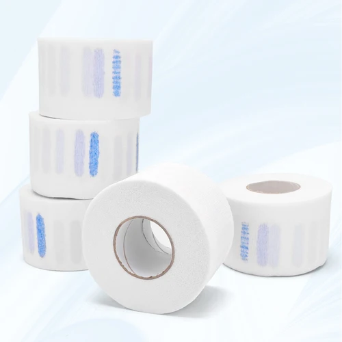Imagen 2 del producto 5 unids/set desechable peluquería cuello tira corte de pelo papel barbería Collar de peluquería ajustable herramientas de estilismo de peluquería