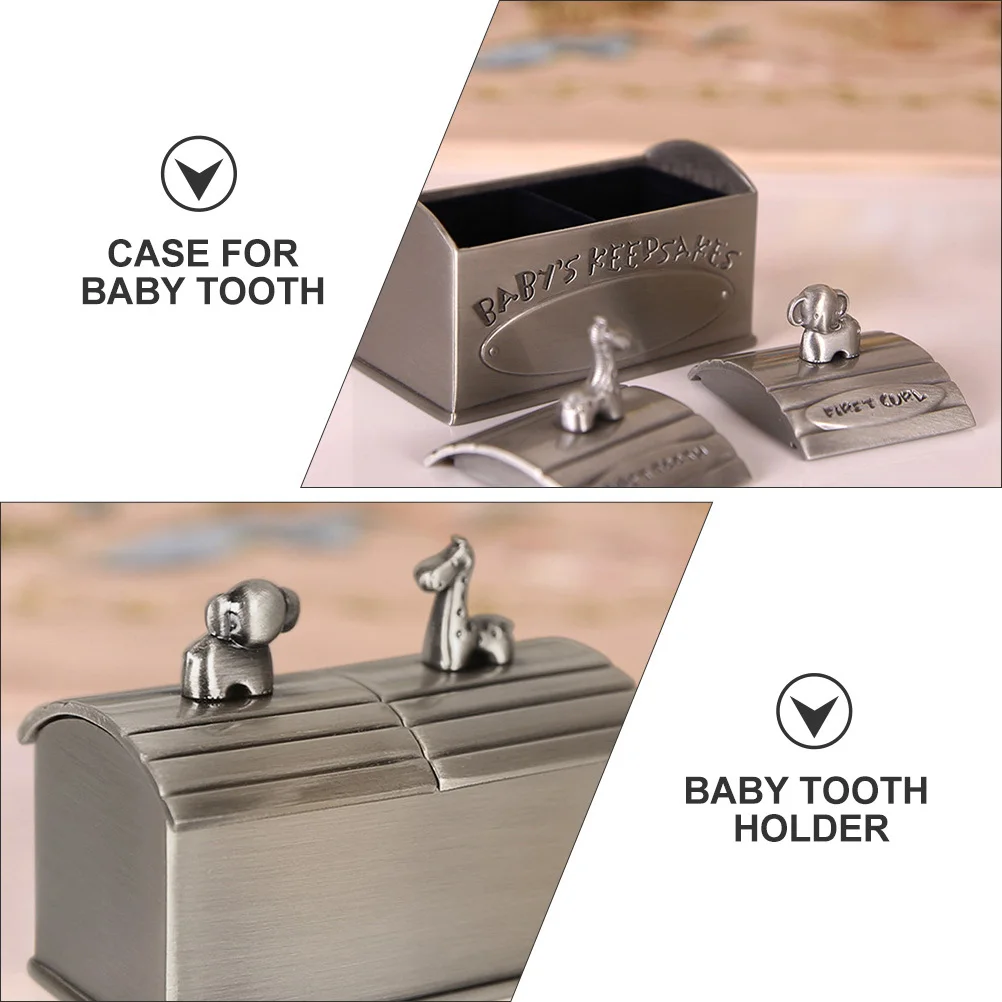 صندوق تذكار للأطفال مصنوع يدويًا عالي الجودة بتصميم مدمج لعيد الميلاد وهدية عيد الميلاد وحاوية تجعيد الأسنان للأطفال #4