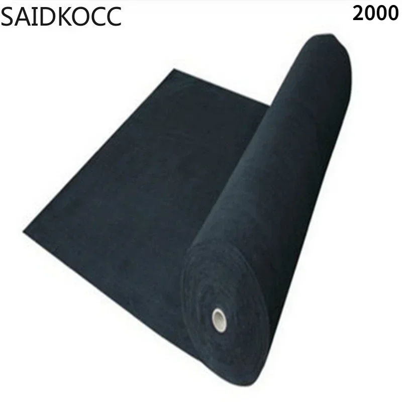 SAIDKOCC 1000x1000mm High Temperature Carbonization Activated Carbon Fiber Felt High Efficiency for Filter Material 2000