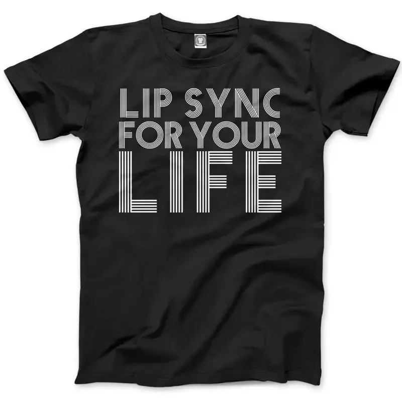 T-shirt pour hommes Lip Sync For Your Life