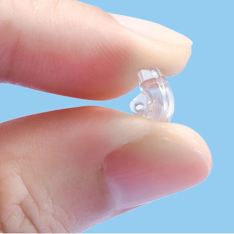 1 Paar transparente Liebes herz Tasche Silikon weiche Nasen pads auf Brille Komfort Anti-Rutsch-Luft kompression Nasen polster für Brillen – Detail 8