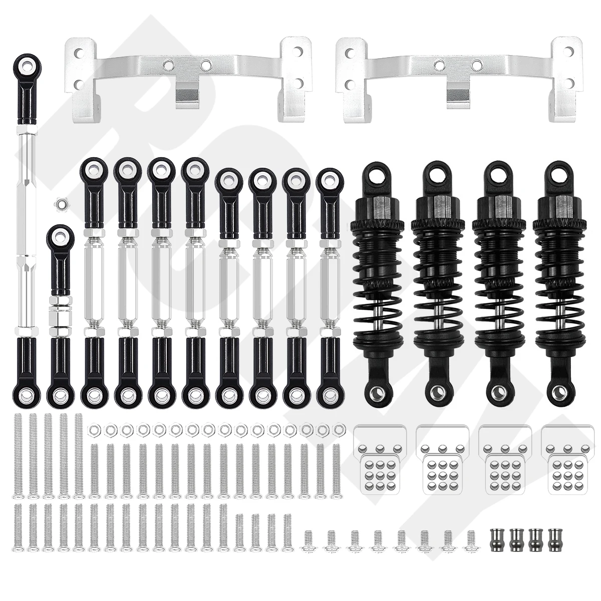 RCTAY RC Car Metal Upgrade Spare Parts for WPL RC 1/16 C14 C24 C24-1 B14 B24 Suspension Up and Down Rod Bracket