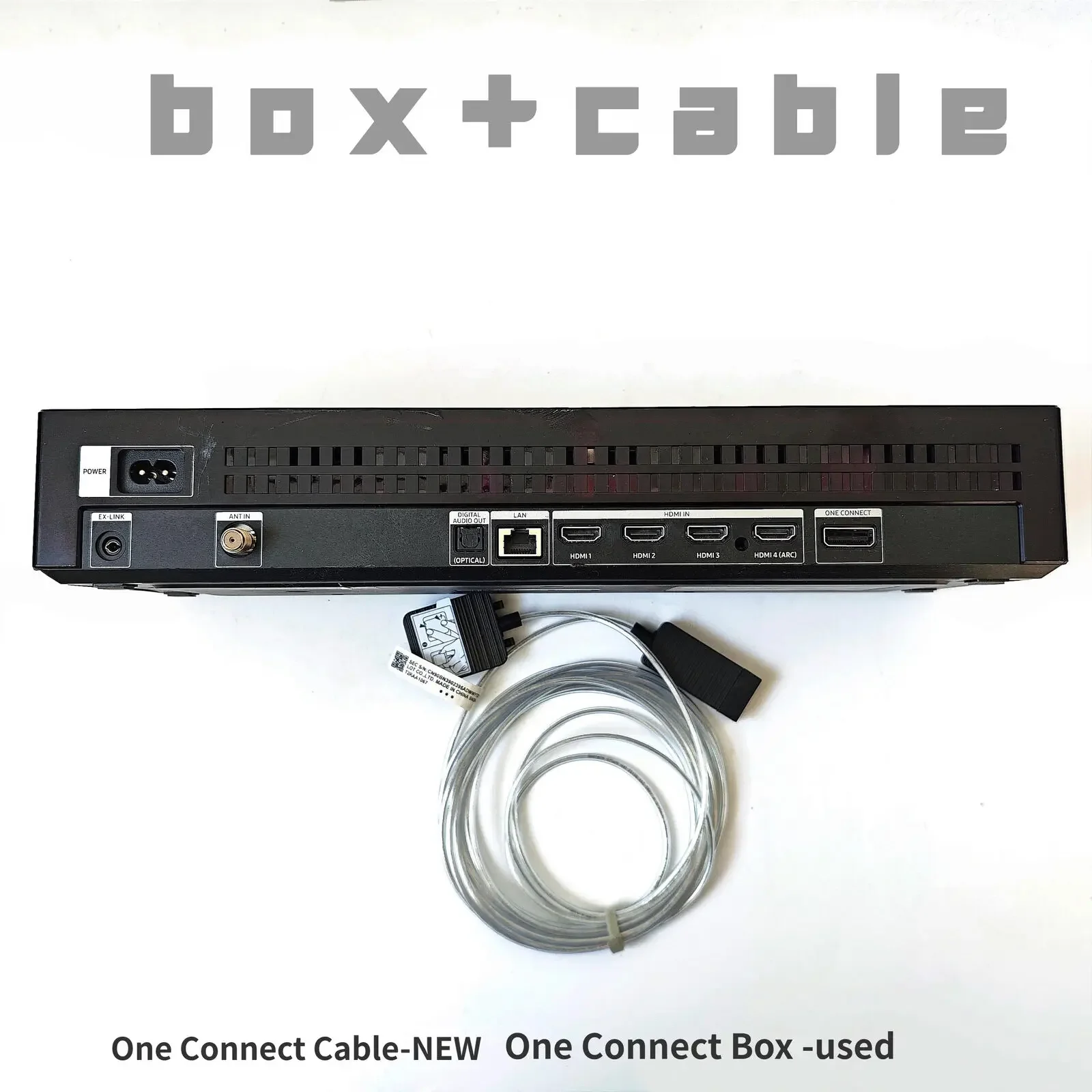 

Brand New 5M One Connect Cable and Connect box BN96-44628W BN39-02395A Compatible with Samsung FOR QN65Q9FNAFXZA SOC1003N