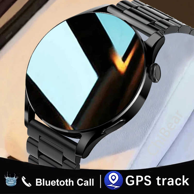 

Для Huawei WATCH 3 Смарт-часы для мужчин 1,3-дюймовый монитор сердечного ритма и здоровья Спортивные часы Bluetooth Talk Водонепроницаемые умные часы 2025 Новинка