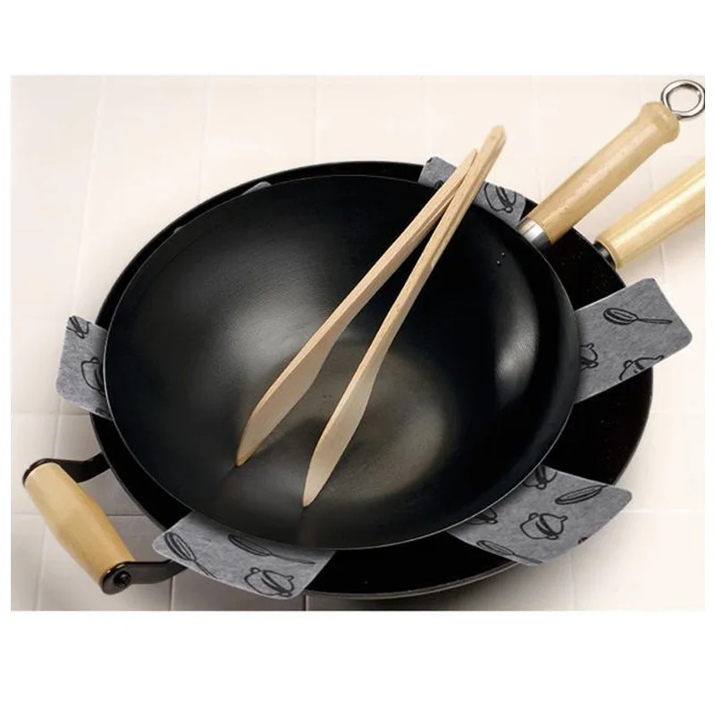 5/1pcs Non-stick Protection for Pad Pan 38*38cm Divider Pads to Prevent Scratching Separate and Protect Surfaces for Cookware