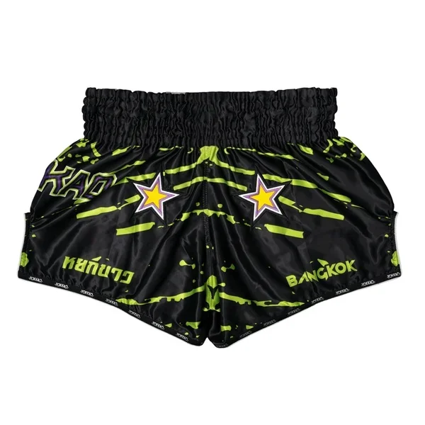 2026 Sommer Boxshorts Kleidung MMA Muay Thai Kickboxen Kampf Muaythai Herren Atmungsaktive Kampfsport Stoßabsorbierende Boxshorts – Detail 7