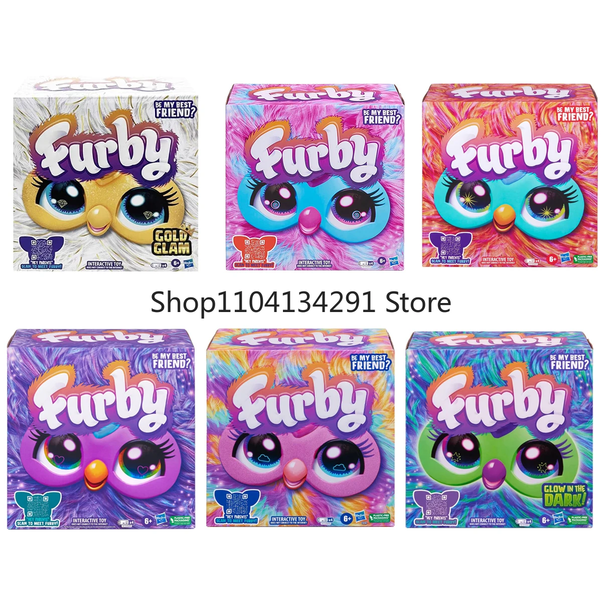 Furby Purple Coral Interactive Galaxy Edition Pluszowe Zabawki Kawaii Fashion Aktywowane Głosem Miękkie Zabawki Elektroniczne Zwierzątka Domowe