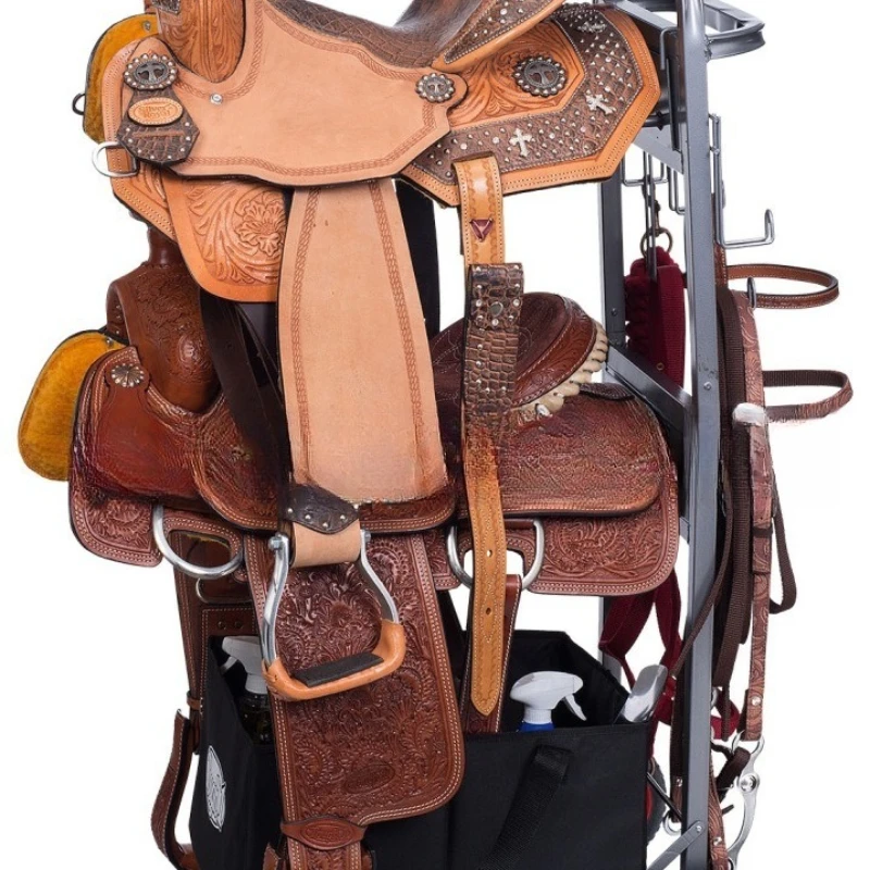

Saddle rack trolley, equestrian supplies, harness supplies, stable supplies