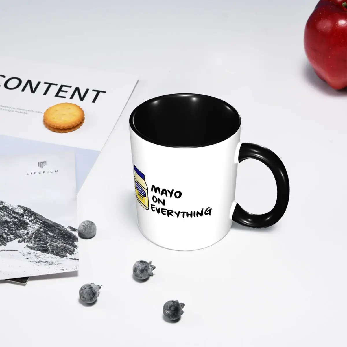 Mayo (Mayonnaise) On Everything Mug Funny Ceramic Coffee Cups Tea Mugs Milk Cup Drinkware Gift for Friends