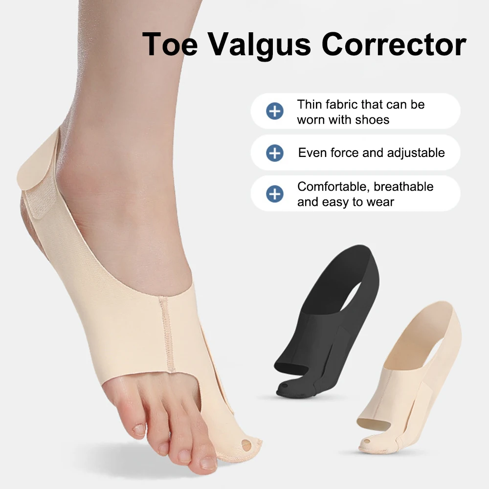 Bunion Corrector Adjustable Foot Hallux Valgus Pad Splint for Bunion Breathable Toe Separator Thumb Straightener Foot Orthosis