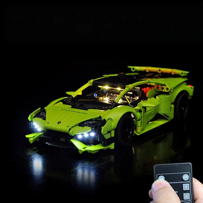 

Комплект светодиодного освещения LYBMTWF, совместимый с моделью гоночного автомобиля Lego 42161 (не включает строительные кирпичи)