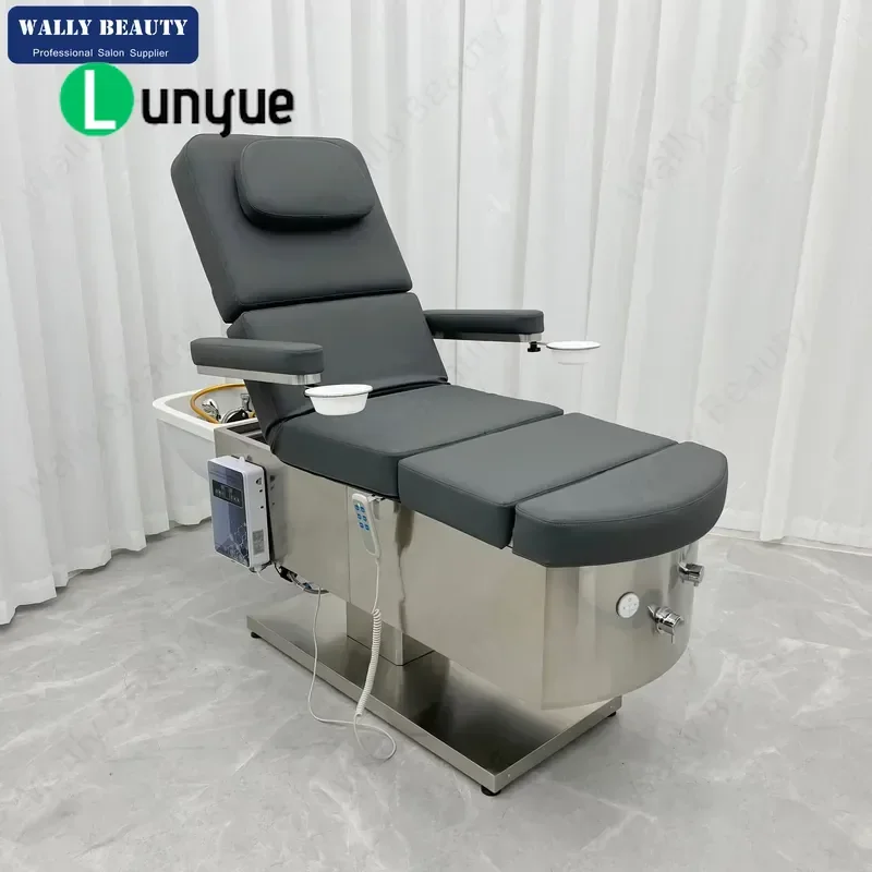 3 in 1 Electric Spa Massage Bed Shampoo Bed Nail Chair Multifunctional Beauty Furniture for Spa Clinic Comfortable