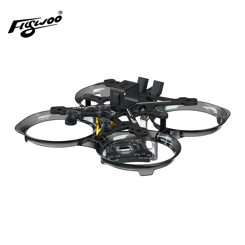 Flywoo Flylens 75 Frame Kit 1.6inch FPV Racing Quadcopter Frame Support O4 PRO / O3 / 1S Lite Kit 1003 1004 0802 Brushless Motor