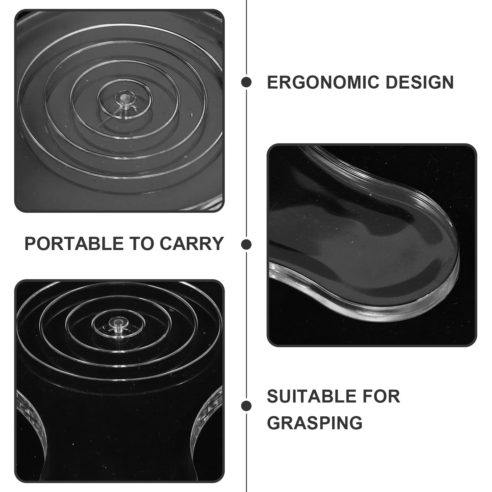 4 قطعة أداة لف الورق البلاستيكية DIY بها بنفسك الحرفية اللف الشباك جهاز المحمولة قابلة لإعادة الاستخدام اليدوية بطاقات المعايدة الزفاف #2