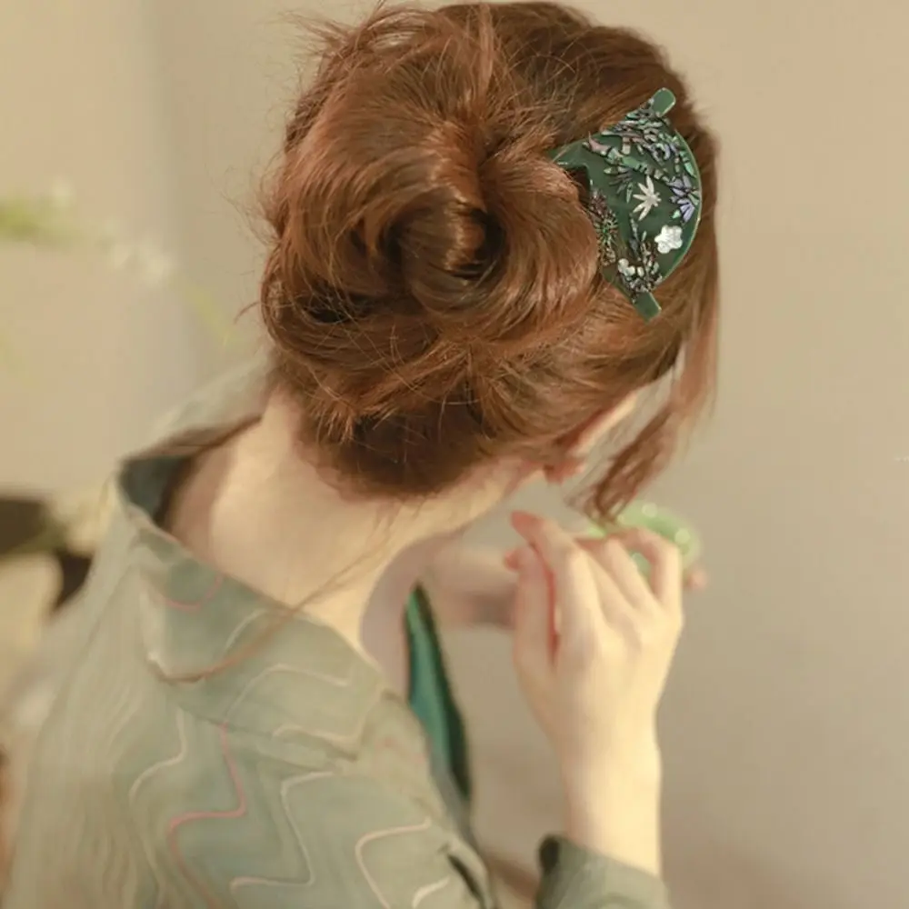 على شكل حرف U مروحة الشعر عصا النمط القديم فتاة إكسسوارات الشعر U شكل دبوس الشعر النمط الصيني شيونغسام عود الشعر